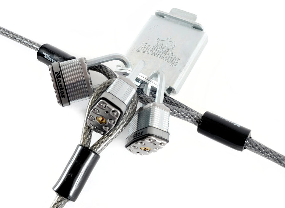 AnchorHog Support Up to Three Padlocks