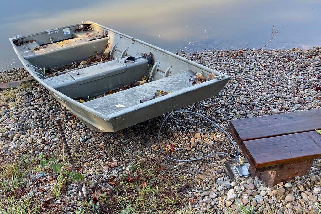 AnchorHog® securing boats