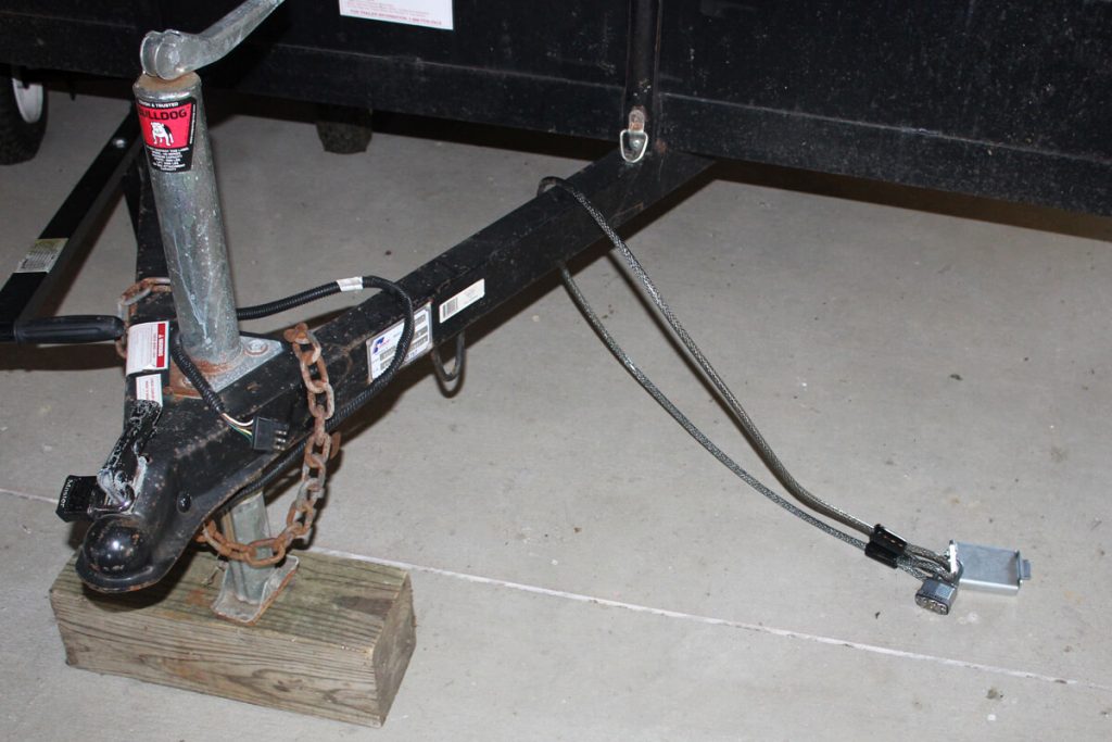AnchorHog® securing trailer