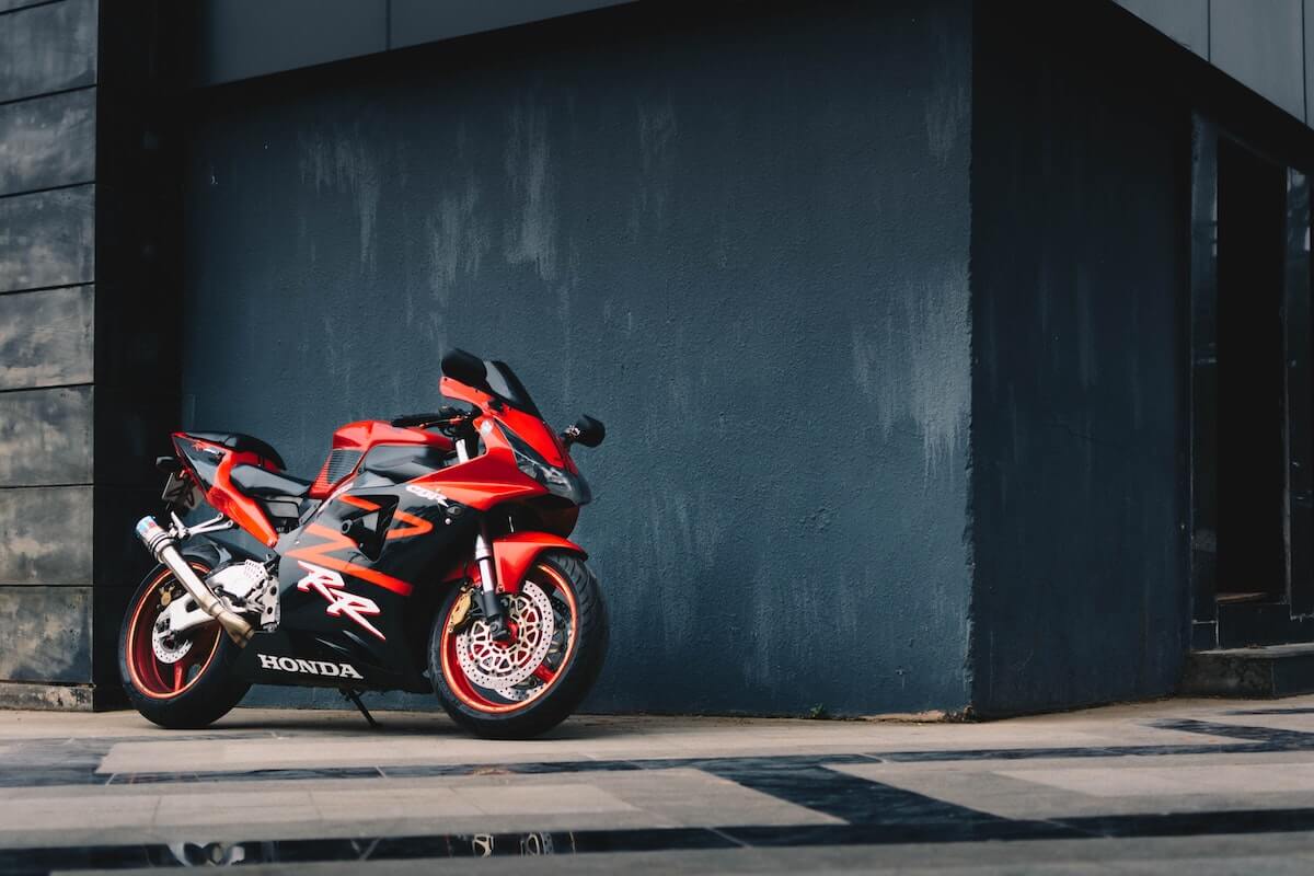 red motorcycle