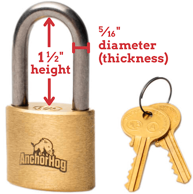 Lock dimensions